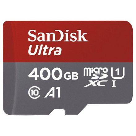SanDisk Ultra microSDXC 400GB 120MB/s A1 Class 10 UHS-I + adapter