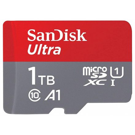 SanDisk Ultra microSDXC 1TB 120MB/s A1 Class 10 UHS-I + adapter
