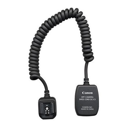 Canon OC-E3 Off-Camera Shoe Cord spirál-kábel (használt)