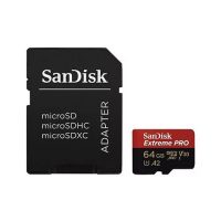   SanDisk Extreme PRO microSDXC V30, A2 64GB + adapter (200MB/s) (214503)