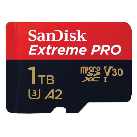 SanDisk Extreme Pro microSDXC 1TB 200MB/s A2 Class 10 UHS-I V30 U3 + adapter
