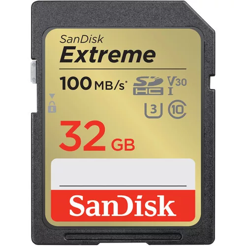   SanDisk Extreme SDHC 32GB (UHS-1, class 10) (100MB/s)(215402)