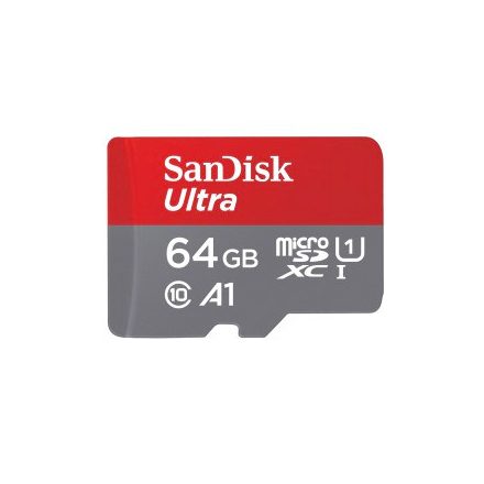SanDisk Ultra Android microSDXC 64GB 140MB/s A1 Class 10 UHS-I + adapter