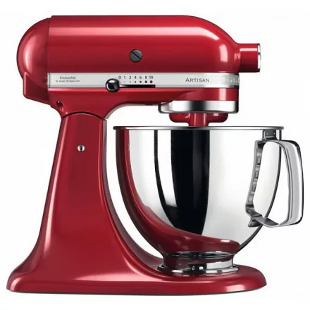 KitchenAid 5KSM125EER Artisan robotgép (piros) + ajándék 5KFC3516EER aprító (piros)