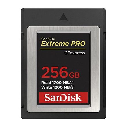 SanDisk Extreme PRO CFExpress 256GB memóriakártya (1700/1200 MB/s sebesség) (186486) (bontott)