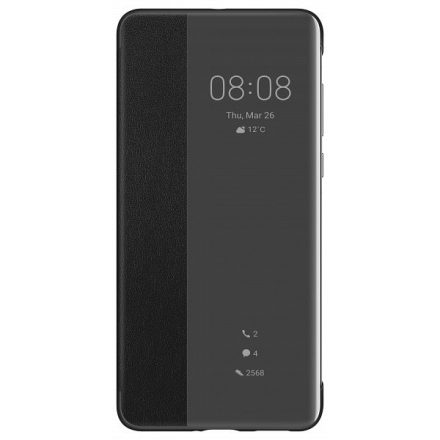 Huawei P40 Smart View Flip Cover (fekete)