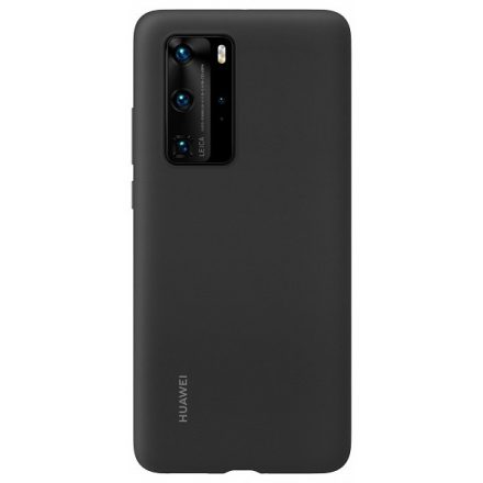 Huawei P40 Pro Silicone Case (fekete)