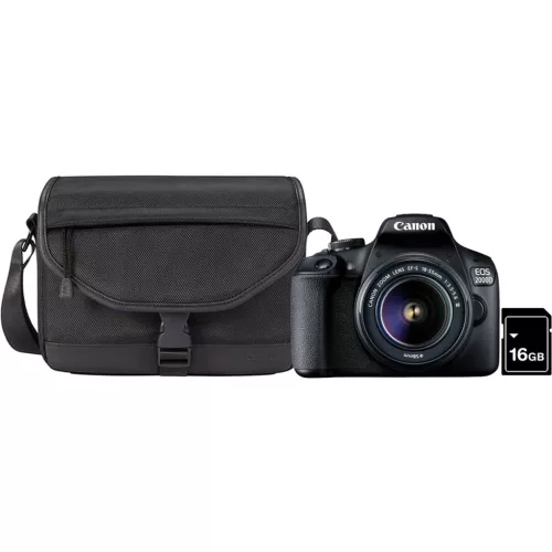   Canon EOS 2000D kit (EF-S 18-55mm f/3.5-5.6 DC III + SB130 táska + 16GB SD kártya)