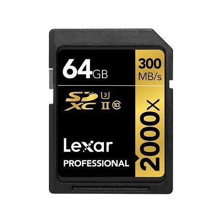 Lexar PROfessional SDXC 64GB (300MB/s) (használt)