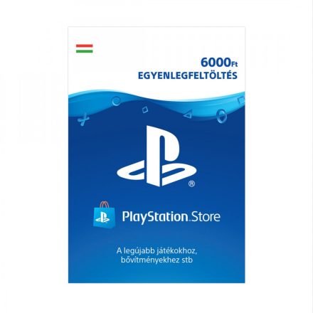Sony PlayStation Network 6000 Ft-os feltöltőkártya
