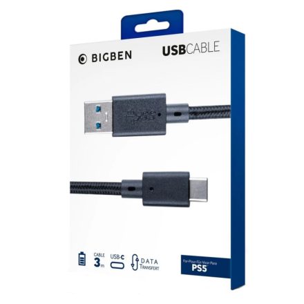 Nacon PS5 USB-C töltő- és adatkábel (3m)