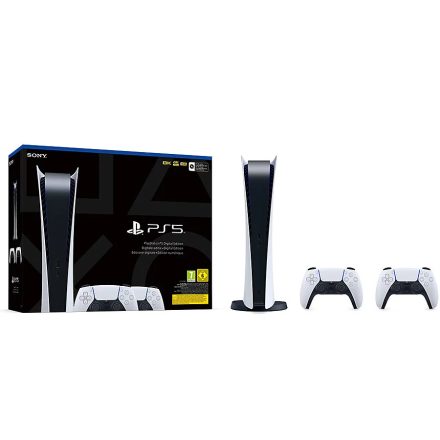 Sony PlayStation 5 Digital Edition + 2db DualSense kontroller