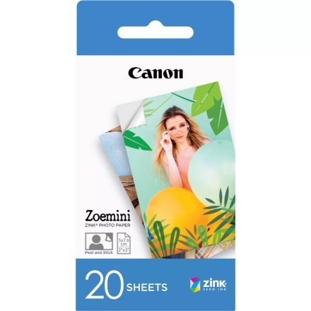 Canon Zoemini ZINK ZP-2030 fotópapír (20db-os) (3214C002)