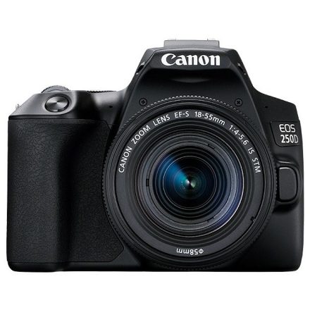 Canon EOS 250D kit (18-55mm f/4-5.6 IS STM) (fekete)