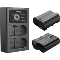   SmallRig 3820 EN-EL15 akku és töltő szett (2db akku és dual töltő)