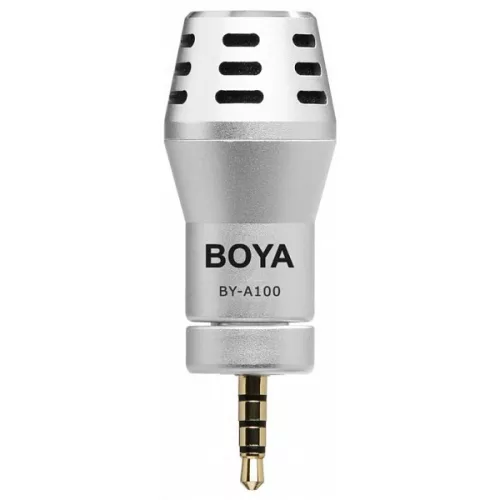 Boya A100 mini mikrofon (ezüst)