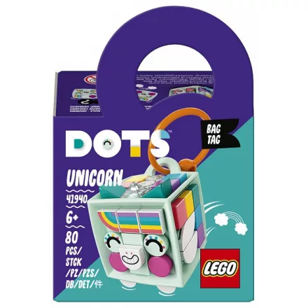 LEGO DOTs Egyszarvús táskadísz (41940)