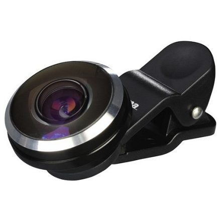 Hama Fisheye objektív okostelefonokhoz és tabletekhez, 235°, Clip-On (44342)