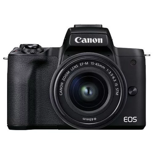   Canon EOS M50 Mark II kit (EF-M 15-45mm f/3.5-6.3 IS STM) (fekete) (használt)