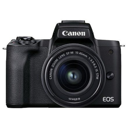 Canon EOS M50 Mark II kit (EF-M 15-45mm f/3.5-6.3 IS STM) (fekete) (használt II)