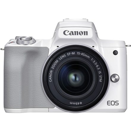 Canon EOS M50 Mark II kit (EF-M 15-45mm f/3.5-6.3 IS STM) (fehér)