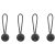 Peak Design Anchor Connector 4-csomag (fekete)