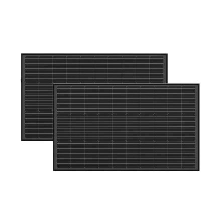 EcoFlow 2x100W napelem panel (merev, fix rögzítésű szerkezet)