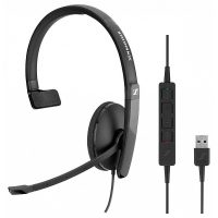   Epos-Sennheiser ADAPT SC 130 USB Egyoldalas USB headset, kábelbe épített hívásvezérlővel