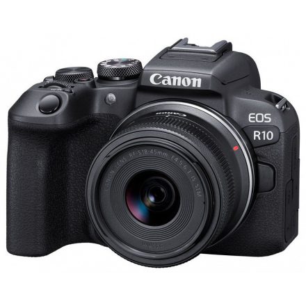 Canon EOS R10 kit (RF-S 18-45mm f/4.5-6.3 IS STM + EF-EOS R Mount adapter)