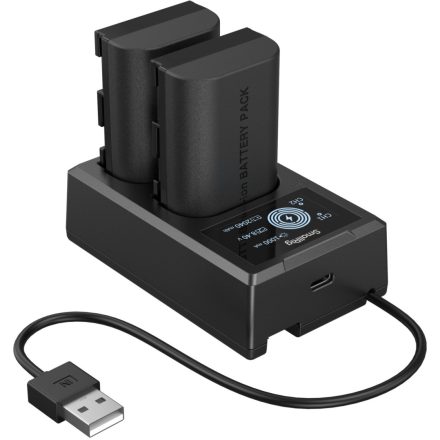 SmallRig LP-E6P akku és töltő szett (2db akku és dual töltő) (5409)