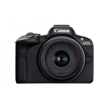 Canon EOS R50 kit (RF-S 18-45mm f/4.5-6.3 IS STM) (fekete) (használt)