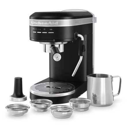 KitchenAid Artisan espresso kávéfőző (öntöttvas fekete) (5KES6503EBK)