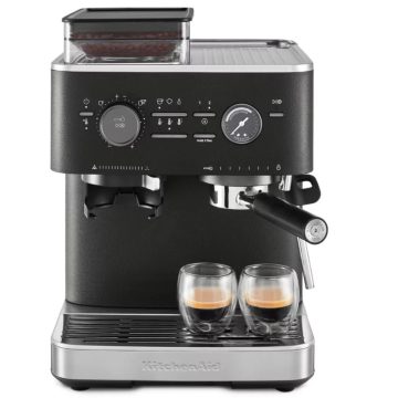   KitchenAid félautomata kávéfőző (öntöttvas fekete) (5KES6551EBK)