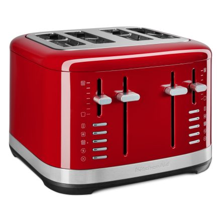 KitchenAid fém 4-szeletes kenyérpirító (piros)