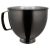 KitchenAid 4,8 literes rozsdamentes acél tál robotgéphez (sugárzó fekete) (5KSM5SSBRB)