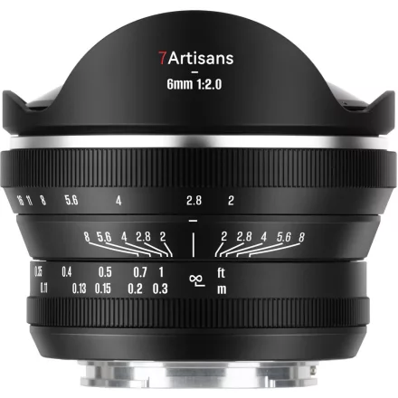 7Artisans 6mm f/2 manual Fisheye (Sony E)