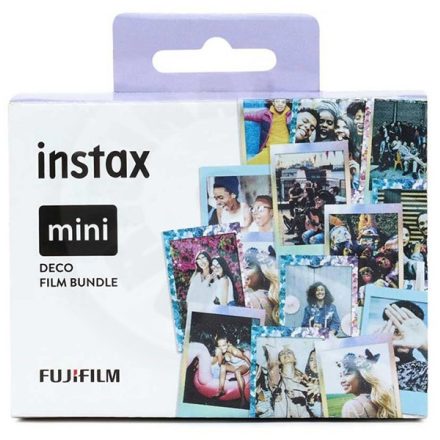 Fujifilm Instax Mini Glossy Deco fotópapír (Confetti, Mermaid Tail, Blue Frame) (3x10 lap)