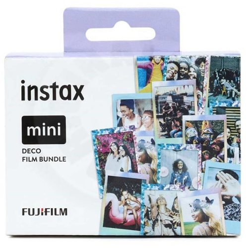   Fujifilm Instax Mini Glossy Deco fotópapír (Confetti, Mermaid Tail, Blue Frame) (3x10 lap)
