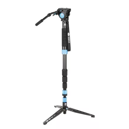 Sirui P-424SR CF Monopod kihajtható lábbal + VH-10X video fej