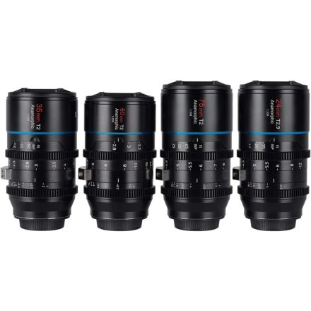 Sirui Mars Anamorf objektív csomag (24mm T2.9, 35mm T2, 50mm T2, 75mm T2)