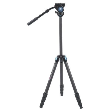 Sirui ST-224 carbon tripod VH-10 fluid videófejjel