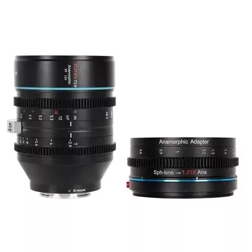   Sirui Venus 35mm T2.9 1.6x Full Frame Anamorf objektív + ADP125X adapter (Sony E)