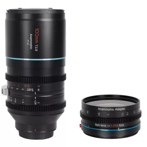   Sirui Venus 100mm T2.9 1.6x Full Frame Anamorf objektív + ADP125X adapter (Sony E)