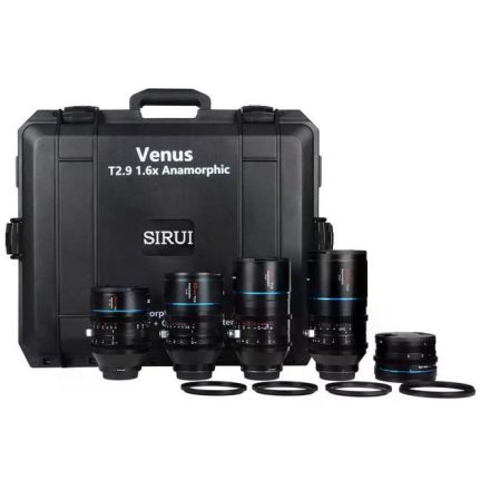 Sirui Venus 35mm+50mm+75mm+100mm Anamorf objektívek + ADP125X adapter + kemény tok (Sony E)