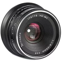 7Artisans 25mm f/1.8 APS-C (Fujifilm X) (fekete)
