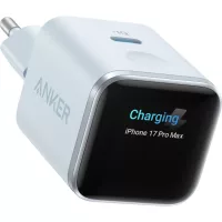 Anker Nano 45W 1C Smart Display hálózati töltő (kék)