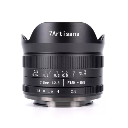 7Artisans 7.5mm f/2.8 Mark II APS-C objektív (Fujifilm X)