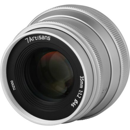 7Artisans 35mm f/1.2 Mark II APS-C (Fujifilm X) (ezüst)