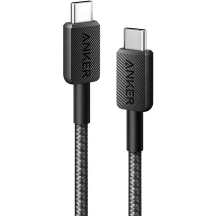 Anker 322 USB-C - USB-C kábel 60W 0.9m (fekete)