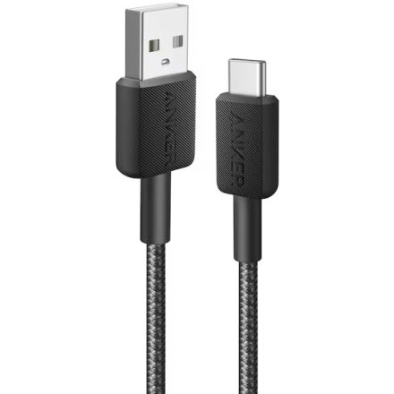 Anker 322 USB-A - USB-C kábel 18W 0.9m (fekete)